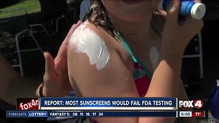 Majority of sunscreens tested would flunk proposed FDA safety tests, report says