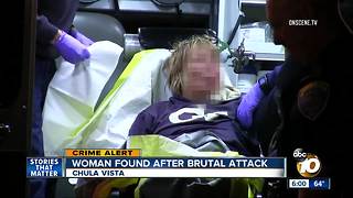 Woman found bleeding behind strip mall in Chula Vista