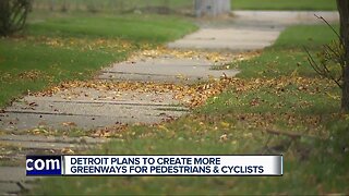 Detroit plans to create more greenways for pedestrians, cyclists