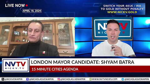 Shyam Batra Discusses 15 Minute Cities Agenda with Nicholas Veniamin