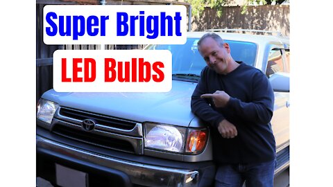 Amazingly bright LED Bulbs (and great new dash cam)