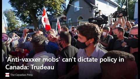 Trudeau Pelted With Debris in London Canada, But Canadians Really Love JT