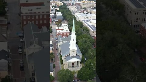 Savannah in Sixty Seconds | Drone Flyover of Downtown Savannah, GA