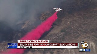 Caliente Fire forcing mandatory evacuations in Otay Mesa