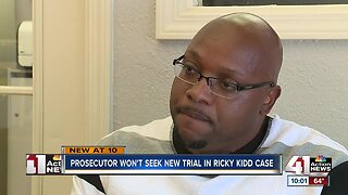 Prosecutor won’t seek new trial in Ricky Kidd case