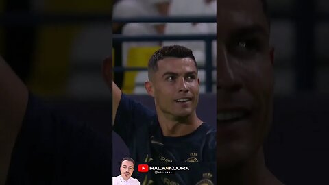 #رونالدو يرقص على إيقاعات العرضة #السعودية في مباراة #النصر_الشباب Saudi #Ronaldo dance 🕺