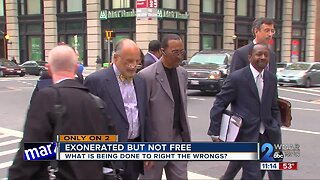 Exonerated but not free