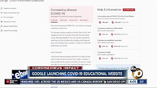 Google launching COVID-19 educational website