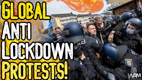 GLOBAL Anti-Lockdown Protests RAGE As Media Stays SILENT! - Worldwide Rally For Freedom