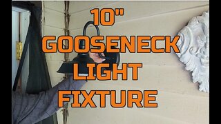 Unbox and Install Double century 10in Aluminum Barn Light