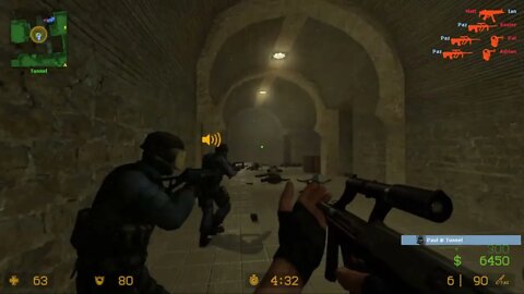My first gameplay in Counter Strike Source