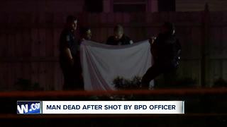 Man shot by BPD officer
