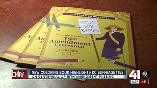 Coloring books celebrate women's suffrage