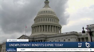 Unemployment benefits expire on Saturday as relief bill still sought
