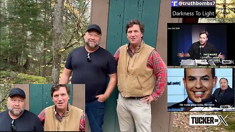 12/8/2023 Tucker Carlson Interviews Alex Jones, The Most Banned Man In America [FULL VIDEO]