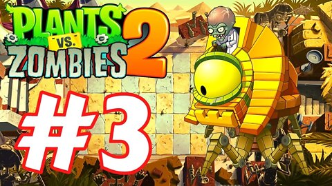 Plants vs. Zombies 2 - Gameplay Walkthrough Part 3 - Ancient Egypt (iOS, Android)
