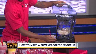 How to make a smoothie using real pumpkin