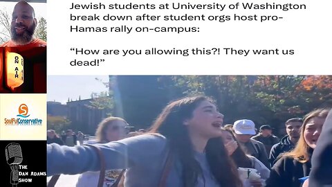 Jewish Student At University of Washington BEGS To Stop Pro-Hamas Rally