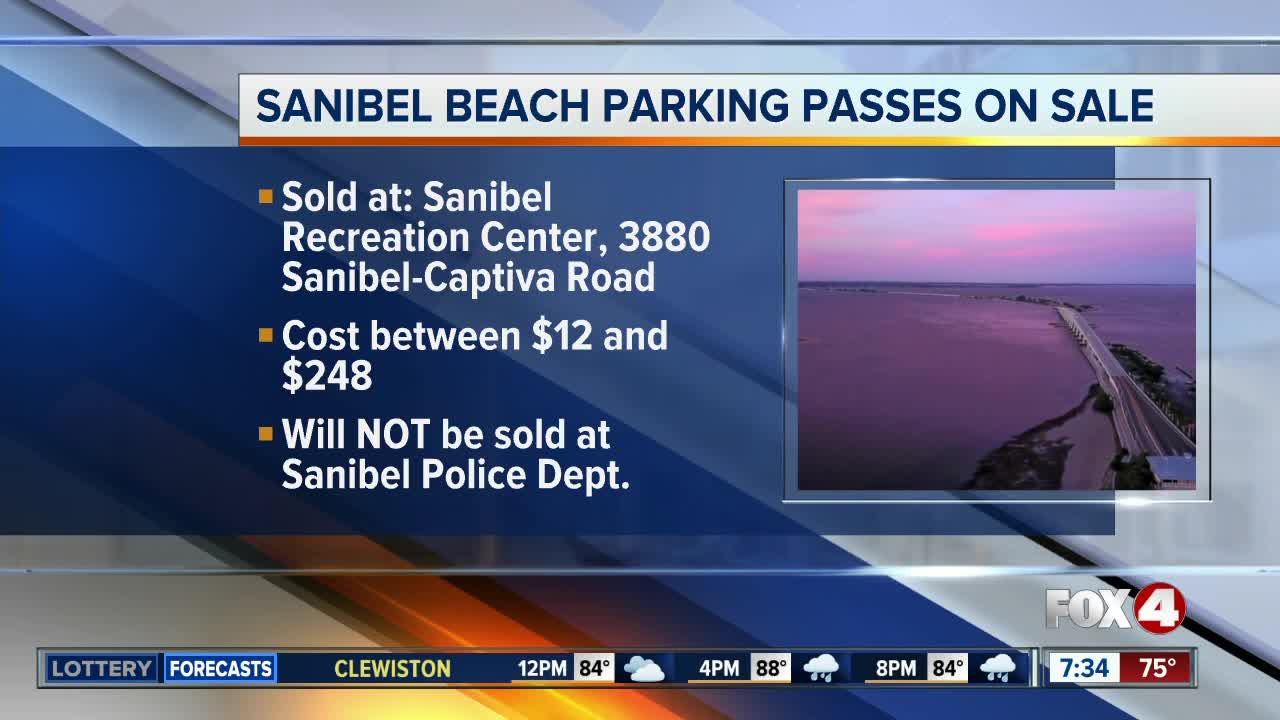 Sanibel beach parking passes now on sale