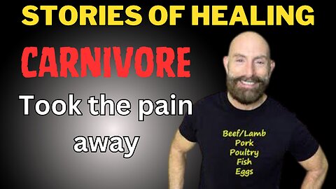 Carnivore diet took the pain away, The Carnivore Teacher