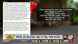 Burglars using garage door openers to break into Tampa homes