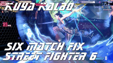 Kuya Kalbo Six Match Fix with Chun Li on Street Fighter 6 as Puyat 04-13-2024
