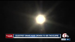 Celestfest draws huge crowds to see the solar eclipse