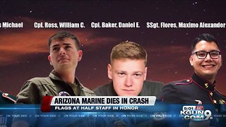 Ducey orders flags lowered to honor Marine killed in crash