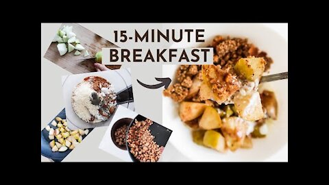 15-Minute Pear Crumble | Healthy Breakfast Idea