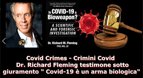 REATI COVID – testimone DOTT. RICHARD FLEMING