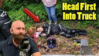 WHOA! Motorcycle Cornering Crash Caught on Video