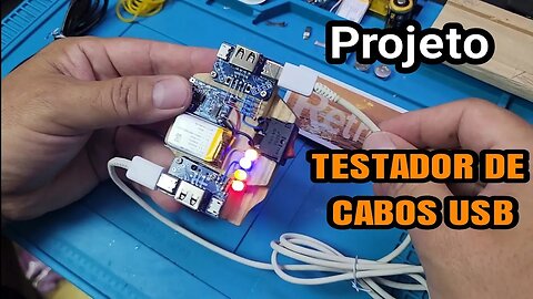 Testador de cabos USB - DIY Faça você mesmo -Tutorial
