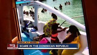 Woman receives scare in the Dominican Republic