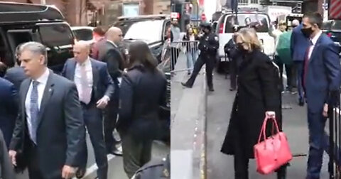 Protesters Shout at Hillary Clinton as She Arrives in NYC: ‘Lock Her Up’