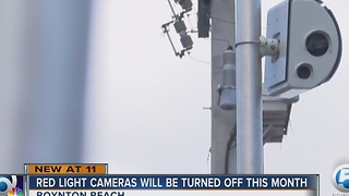 Red light cameras will be turned off this month