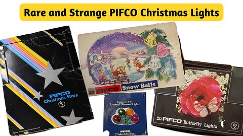 Rare and Strange PIFCO Christmas Lights