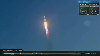 SpaceX Falcon Heavy Test Flight 2/6/18