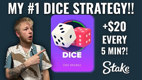 THIS IS MY FAVORITE STAKE DICE STRATEGY OF ALL TIME!!