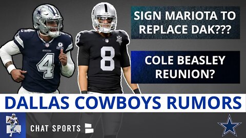 CRAZY Cowboys Rumors: Sign Marcus Mariota To Replace Dak? Cole Beasley Return? Move On From Zeke?