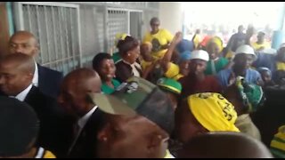 SOUTH AFRICA - Cape Town - President Cyril Ramaphosa arrives at Andile Msizi community hall (Video) (j3A)