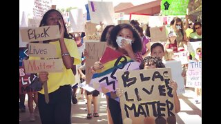 Kids against racism rally organized by 11-year-old