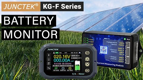 [BRAND NEW 2021] Juntek KG-F Series ⭐Battery monitor ⭐ Voltage and current meter ❤ KG140F