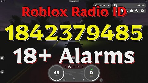 Alarms Roblox Radio Codes/IDs