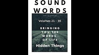 Sound Words, Hidden Things