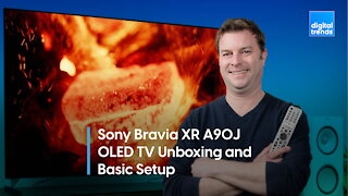 Sony Bravia XR A90J OLED TV Unboxing, First Impressions | Stunner from Sony
