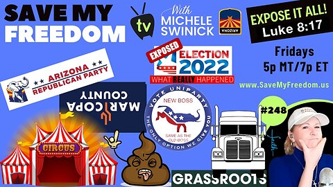 Save My Freedom: The Uniparty Circus Came To Town | LIVE @ 3pm ET