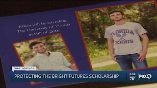 Woman worried changes in Bright Futures funding could jeopardize her son's scholarship