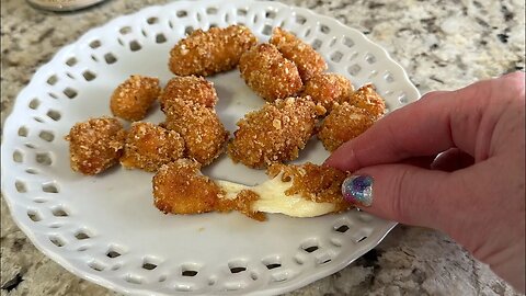 Keto Deep Fried Cheese Curds @carnivorecrisps