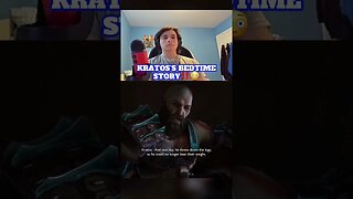 A Bedtime Story From Kratos⁉️😳 | #shorts #godofwarragnarok #gaming #reaction