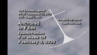 Week of February 9th, 2020 - Anchored in Faith Episode Premiere 1185